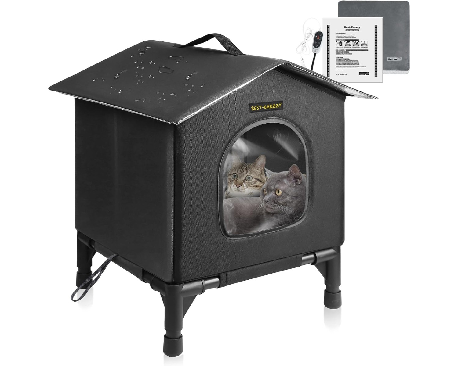 Heated Cat House for Indoor Cats in Winter